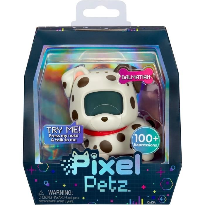 Pixel Petz - Animale virtuale e interattivo - Dalmata - Giochi e attività - Più di 100 reazioni - Dai 4 anni in su