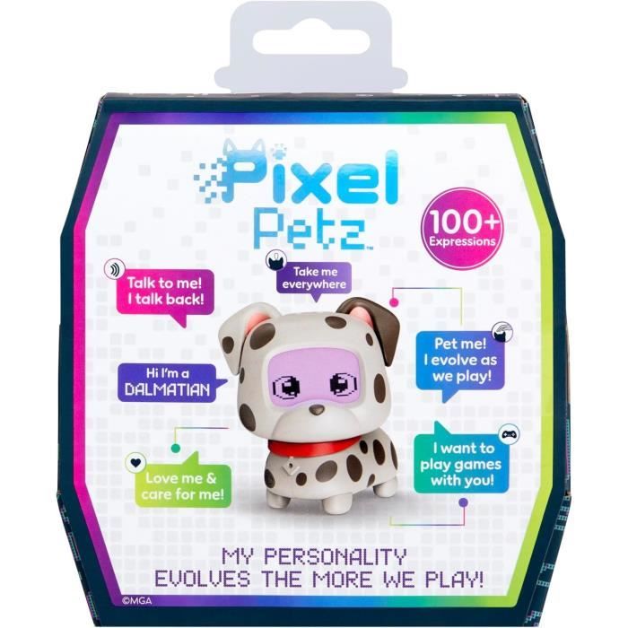 Pixel Petz - Animale virtuale e interattivo - Dalmata - Giochi e attività - Più di 100 reazioni - Dai 4 anni in su