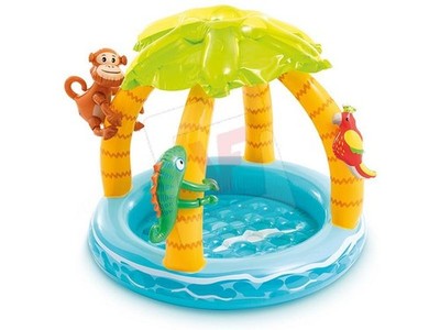 PISCINA TONDA GONFIABILE BABY PALMA  CM. 102x86H