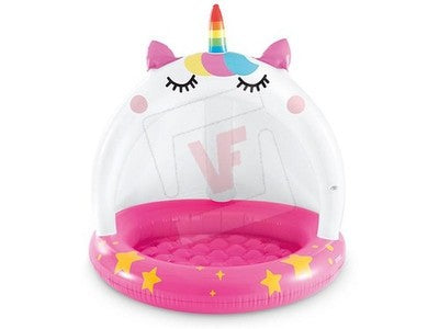PISCINA TONDA GONFIABILE BABY CATICORN  CM. 102x102H