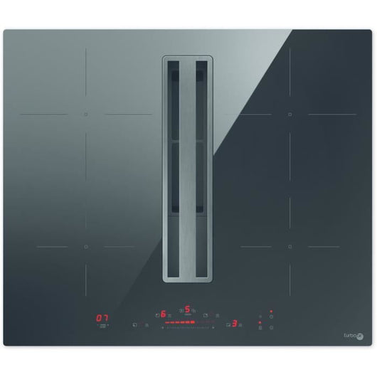 Piano cottura a induzione sottovuoto - TURBOAIR - Impulso - BL/A/60 - 4 fuochi - 60,2 x 51,7 cm - Nero
