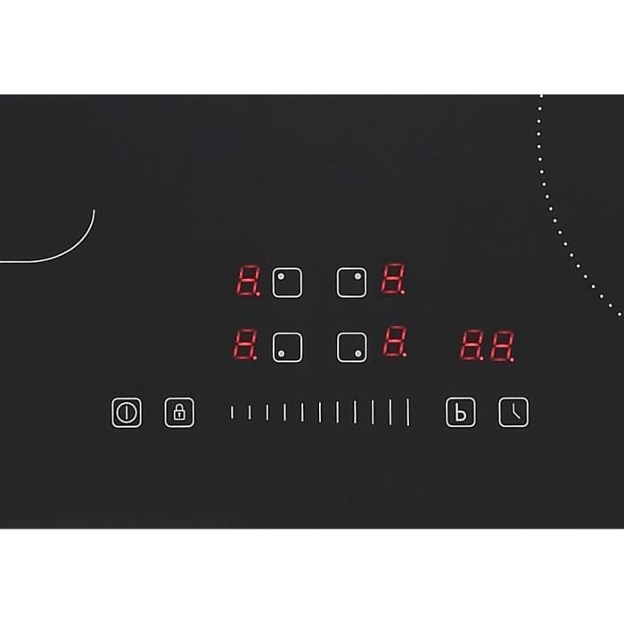 Piano cottura a induzione Continental Edison - 1 zona flex - Nero