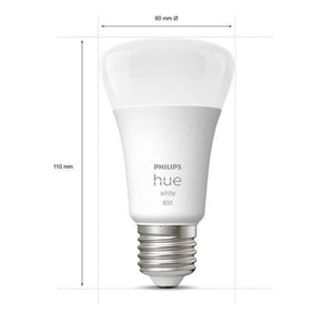 PHILIPS Hue White Smart LED lampadine E27 - Confezione da 2 . compatibile Bluetooth