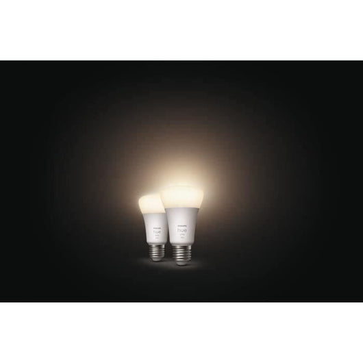 PHILIPS Hue White Smart LED lampadine E27 - Confezione da 2 . compatibile Bluetooth