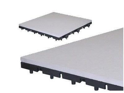 PAVIMENTO CLICK-CLAK BIANCO LISCIO CM.30X30 0,8MQ (9PZ) ARREDO GIARDINO