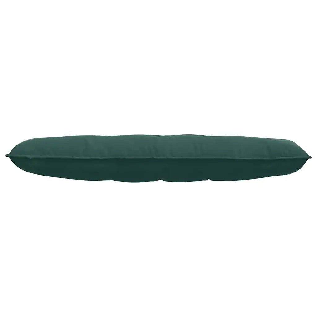 Cuscino per Schiena | Cuscino dorsale Verde Scuro 140 x 50 cm Tessuto in Cords