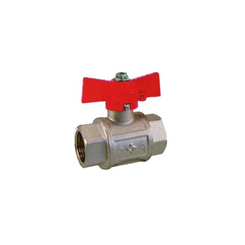 Valvola Sfera Ff Manico Farfalla Pro 3/8"