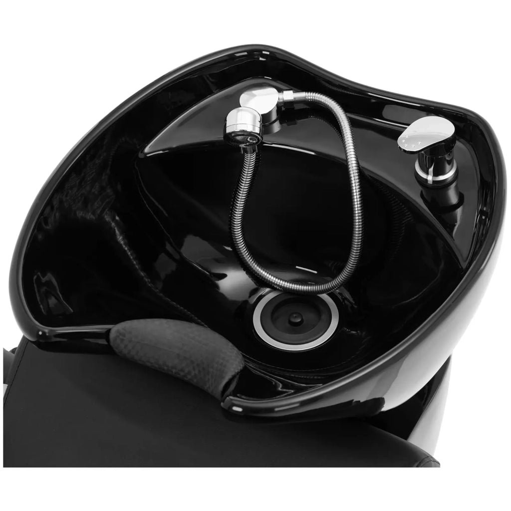 Lavatesta con poggiapiedi reclinabile seduta miscelatore flessibile e doccetta professionale con poggiapiedi reclinabile 14_0008269