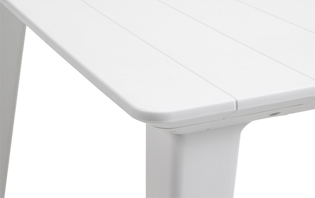 Tavolo da Giardino 157x98x74 cm in Resina Keter Lima 160 Bianco