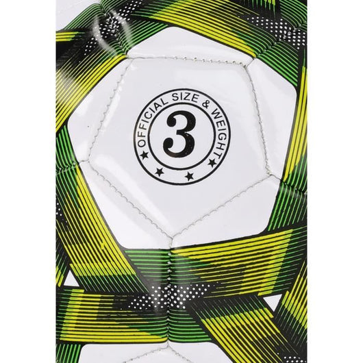 Pallone da calcio - REZO - PVC - Misura 3 - Giallo bicolore - Durevole