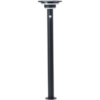 Paletto da esterno - BRILLIANT - GARVINA - LED e solare - Rilevatore di movimento - Acciaio inox e plastica - 4 W - Nero