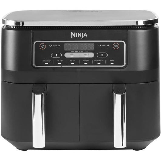 NINJA FOODI AF300EU - Friggitrice senza olio Dual Zone - Funzioni Sync, Match - 6 modalità di cottura - 7,6L - 2400W