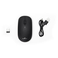 Mouse wireless - THE G-LAB - M-WL-OFF100-BLACK - 2.4g + Bluetooth - Ricaricabile - Compatibile con Mac e Windows