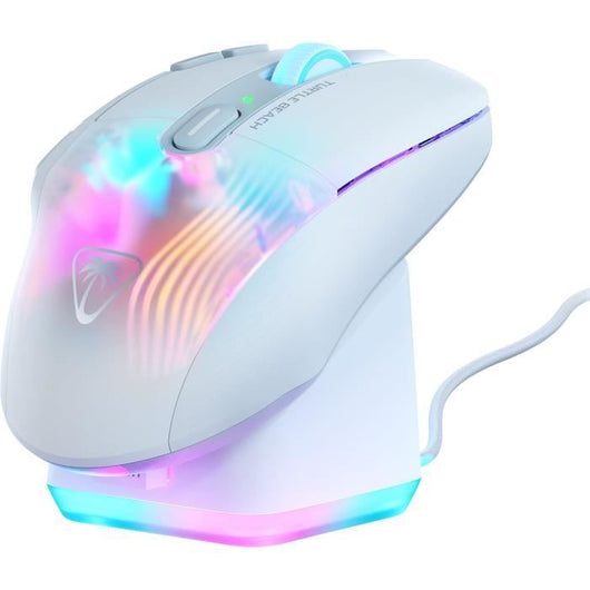 Mouse da gioco wireless - TURTLE BEACH - Kone XP Air - Con stazione di ricarica - Bianco