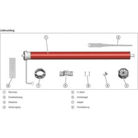 Motore per tapparella radio + telecomando RM20MMB - SUPERROLLO - SR20925 - Diametro 60 mm - 20 Nm - Coppia max. peso tenda 44 kg