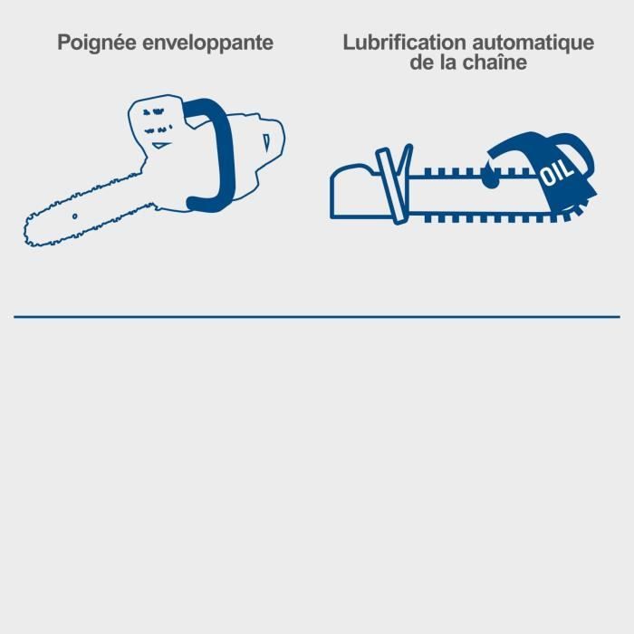 Motosega a batteria SCHEPPACH C-CS254-X 20V IXES Diametro di taglio 20 cm - Catena 6 m/s - ProCut 10 - senza batteria né caricabatterie