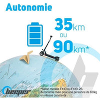 Monopattino elettrico con allarme 10 Pollici - BEEPER - MAX FX10-G2-8 - 500W - 48V - 8Ah