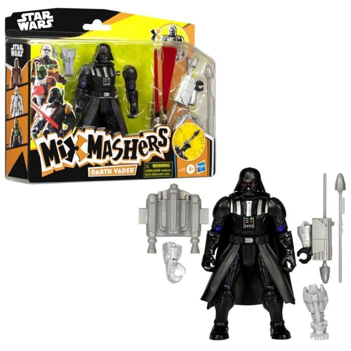 MixMashers Star Wars, statuetta personalizzabile di Darth Vader da mescolare e abbinare con gli accessori