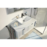 Miscelatore monocomando lavabo - GROHE Start - 234552432 - Nero opaco - Taglia M - Bocca media - Risparmio idrico - Estraibile e piletta
