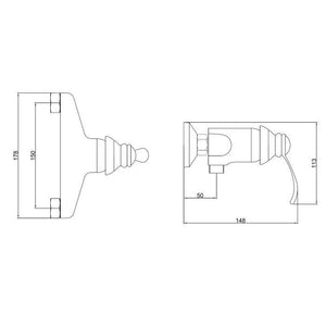 Miscelatore doccia cromo BYRON