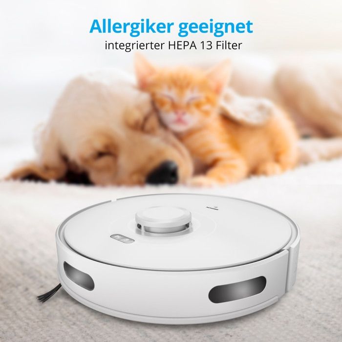 MEDION MD11782 X10 SW robot aspirapolvere - 120 min - 2700 Pa - 400 ml - Bianco