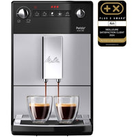 MELITTA F230-101 - Macchina caffè Purista - Espresso automatico con macinacaffè - 1450W - Serbatoio acqua 1,2L - Argento