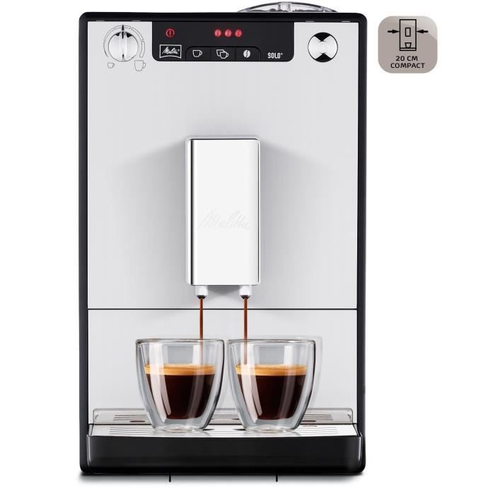 MELITTA E950-103 Macchina per espresso automatica con macinacaffè Caffeo Solo - Argento