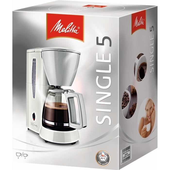MELITTA M720-1 / 1 Caffettiera Single 5 M720-1 / 1 Bianco