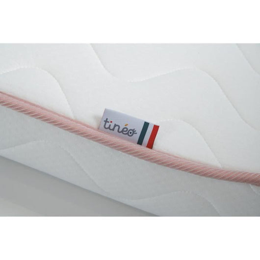 Materasso TINEO CROISSANCE - Scalabile - 2 lati di supporto: Rigido e Morbido - 60x120x12 cm