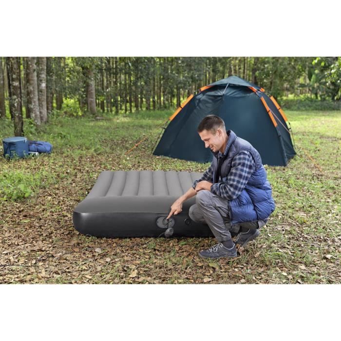 Materasso ad aria - BESTWAY - 671BS - Tritech Queen - 2 posti, pompa USB integrata, 2,03 m x 1,52 m x 30 cm