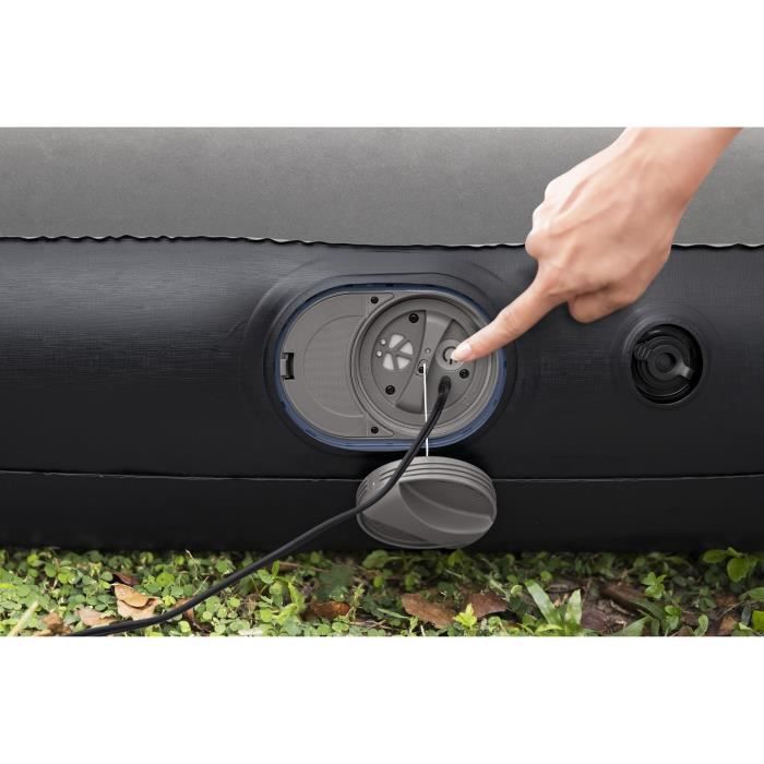 Materasso ad aria - BESTWAY - 671BS - Tritech Queen - 2 posti, pompa USB integrata, 2,03 m x 1,52 m x 30 cm