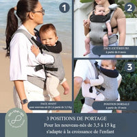 Marsupio regolabile Dreambaby 3-1 Journey - comodo e versatile - per neonati e bambini fino a 15 kg