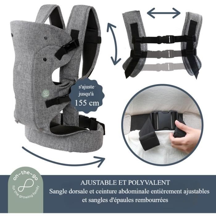 Marsupio regolabile Dreambaby 3-1 Journey - comodo e versatile - per neonati e bambini fino a 15 kg