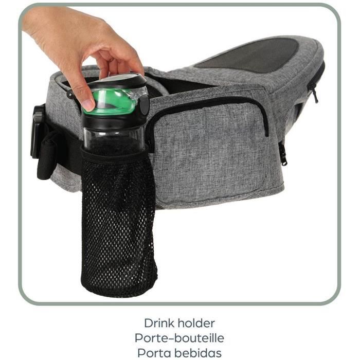 Marsupio porta-bambini - DREAMBABY - Up & Go - Grigio