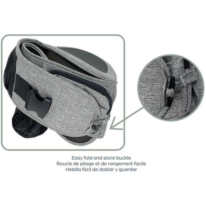 Marsupio porta-bambini - DREAMBABY - Up & Go - Grigio