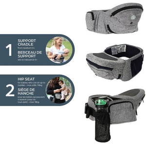 Marsupio porta-bambini - DREAMBABY - Up & Go - Grigio