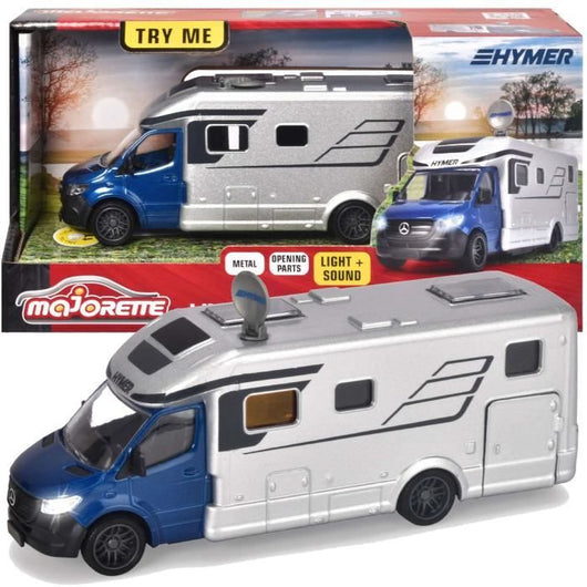 Majorette - Camper Mercedes - 19 cm - Porte apribili - Suono e luce