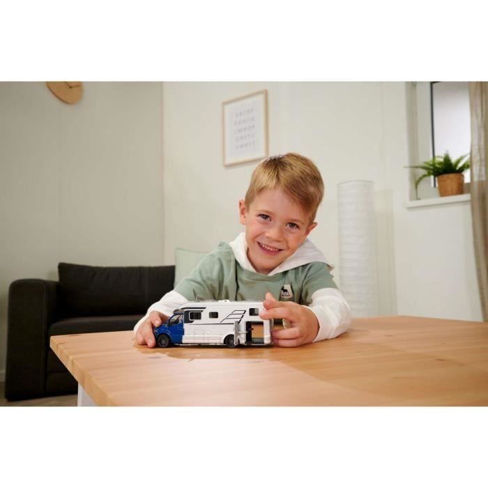 Majorette - Camper Mercedes - 19 cm - Porte apribili - Suono e luce