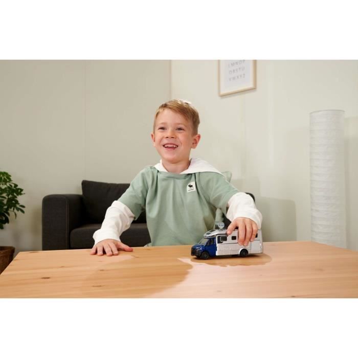 Majorette - Camper Mercedes - 19 cm - Porte apribili - Suono e luce