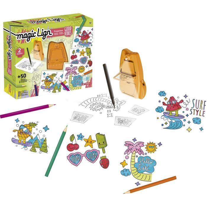 Magic Lign - LANSAY - Proiettore di buone vibrazioni - 50 illustrazioni - Dai 5 anni