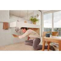Linee laser Quigo verde (fornito con 2 batterie, diodo laser verde, portata: 12 m, in scatola)