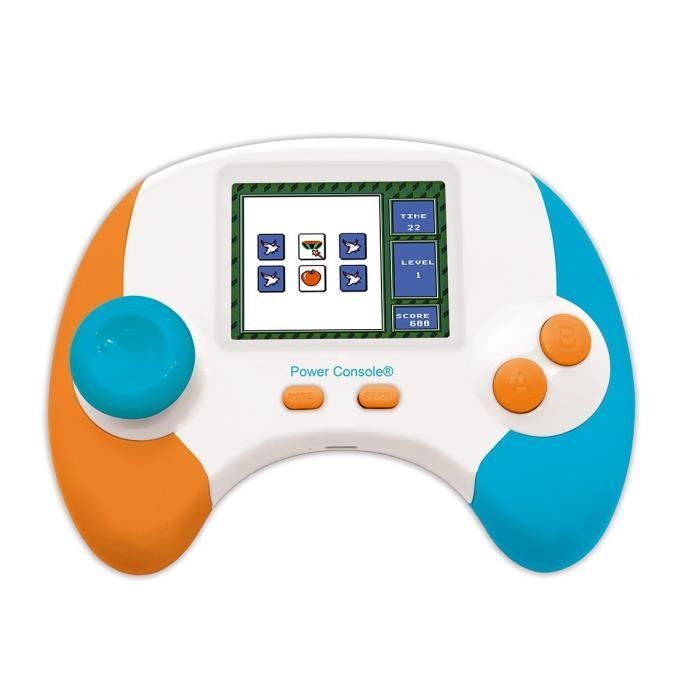 LEXIBOOK - Console didattica bilingue francese/inglese - Con schermo LCD da 2,8 pollici - arancione/blu -JCG100DPi1