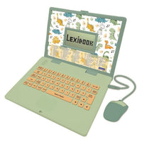 Lexibook - Computer educativo bilingue sui dinosauri - 124 attività (EN/FR)
