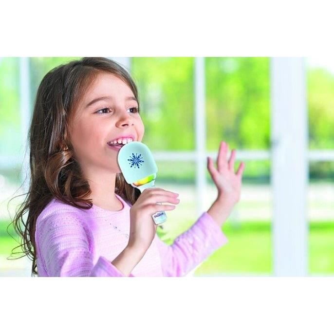 Lexibook - Microfono Karaoke Frozen - 3 modalità e 4 effetti vocali - Ricarica USB-C - Wireless Bluetooth