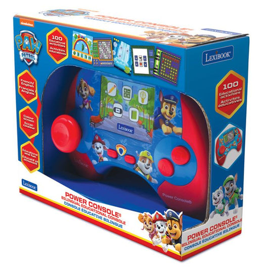 LEXIBOOK - Console educativa bilingue francese/inglese - Paw Patrol con schermo LCD da 2,8 pollici - rosso/blu - JCG100DPi1