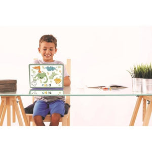 Lexibook - Computer educativo bilingue sui dinosauri - 124 attività (EN/FR)