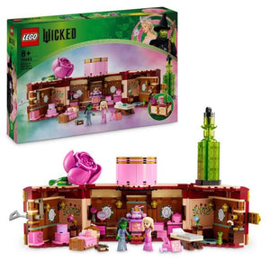 LEGO Wicked 75683 Il dormitorio di Glinda ed Elphaba - Modello da collezione con mini-doll