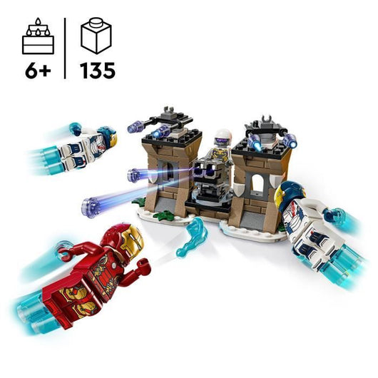 LEGO Marvel 76288 Iron Man e la Legione di Ferro contro l'Hydra Trooper, Set Avengers