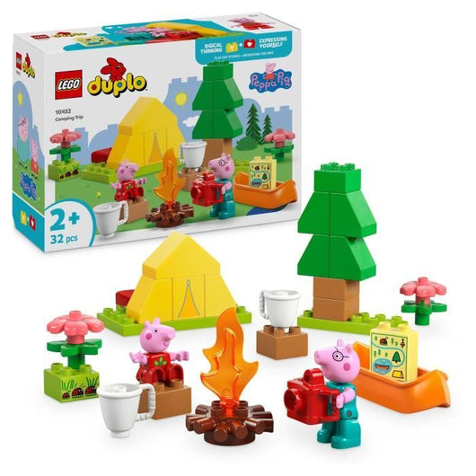LEGO DUPLO Peppa Pig 10452 Vacanze in campeggio - Gioco di costruzione per bambini di 2 anni