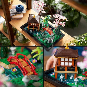 LEGO Icons 10315 Il Giardino pacifico, Kit di giardinaggio botanico Zen per adulti, Regalo per donne, uomini